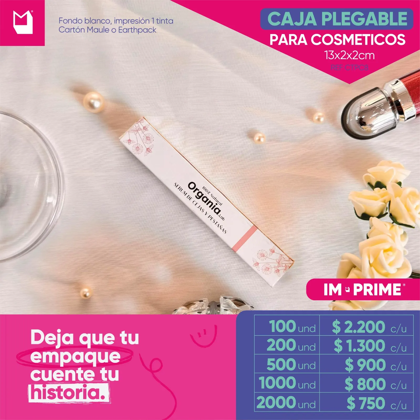 Caja Plegable 13x2x2cm